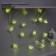 Garland “thread” 5 m with nozzles “green roses”, ip20, transparent thread, 20 LED, glow warm white, 220 V