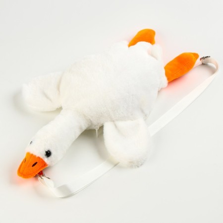 Children's bag "Goose" 44 cm, white color-4