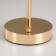 Table lamp sensory "Gina" LED 10W batter gold 16x16x28 cm