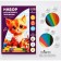 A4 children's creativity set, 5 sheets Cardboard Color Nomaded + 5 sheets paper double -sided paper