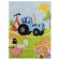 Application from pompons "Blue Tractor"