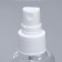 A bottle for storage, with a spray, with a division scale, 50 ml, white/transparent color