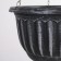 Plastic puff for flowers suspended with the SHEBBI drainage grid, 2 l, the color of mix