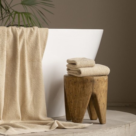 Terry towel Pasionaria "Play", 450 g, size 30x50 cm, cream color-1