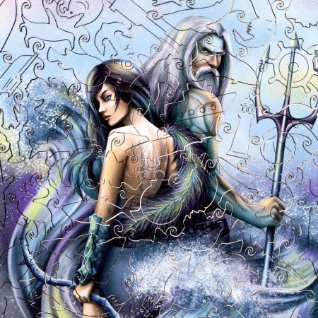 Figure puzzle "Poseidon", 150 parts, 20 × 28.7 cm-1