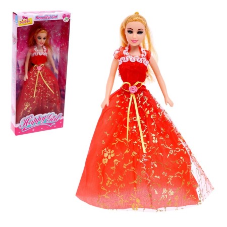 Model doll "Arina" in a dress, mix-5