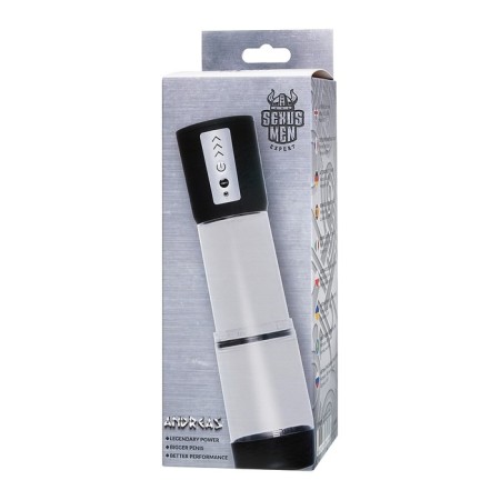 Automatic pump for the penis Sexus Men Expert Andreas, ABS plastic, black, 28 cm-7