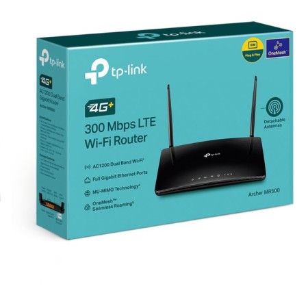 Wireless TP-Link Archer MR500 AC1200 10/100/1000Base-TX/3G/4G/4G+ Cat.6 Black-4