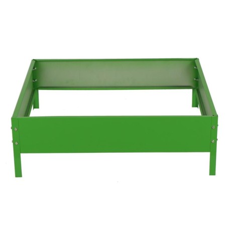 Galf flowerbed, 80 × 80 × 15 cm, green, “quadro”, Greengo-7