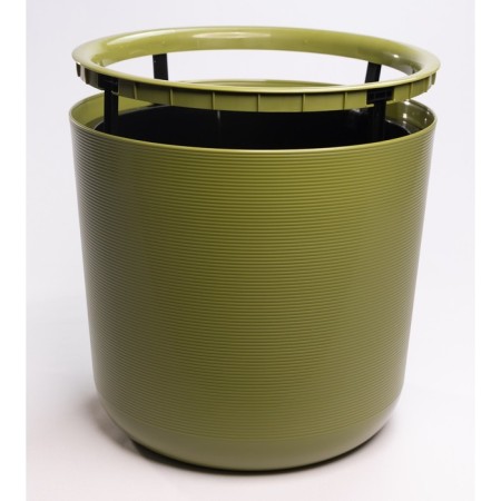 Plastic pot Live-In-Green with the Lyon tab, d = 17 cm, 3 l, color fern-1