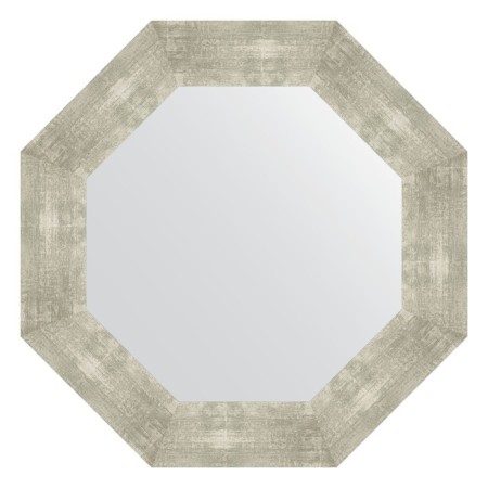 Mirror in the baguette frame, aluminum 90 mm, 61x61 cm