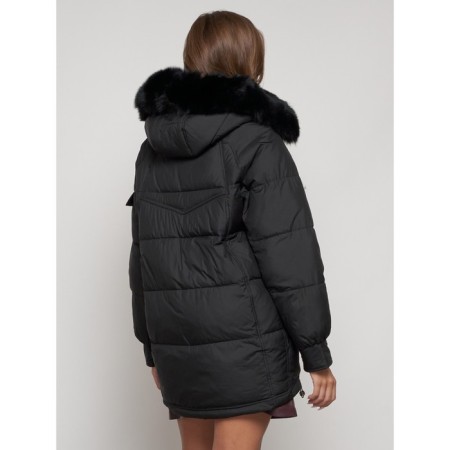 Winter jacket, size 44, black color-5