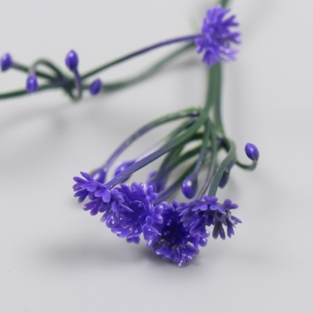Artificial plant for creativity "chicory" set of 8 pcs violet 10 cm-4