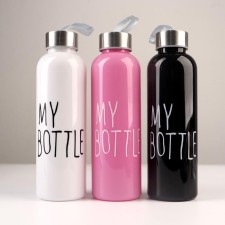 Water bottle, 500 ml, My Bottle, 21.5 x 6.5 cm, mix