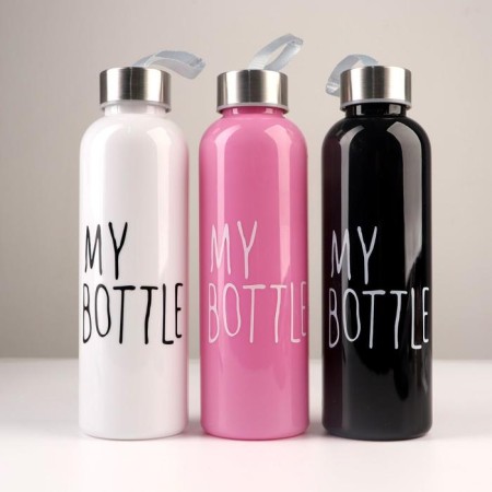Water bottle, 500 ml, My Bottle, 21.5 x 6.5 cm, mix