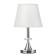Table lamp "ALOR" 1x40W E27 chrome 21x21x36 cm Risalux