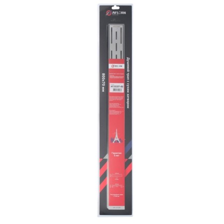 Linear Aflorn Af20207-80, 800x70 mm, with Flant. rotations 360 °, stainless steel. steel-6