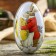 Casket Metal Egg "Rabbit with Egg" 11.3x6.7x6 cm