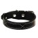 Collar zoonik "premium-classic" leather double, 41-53 x 3 cm, black