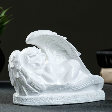 The figure "Angel lies" white, 20x15cm