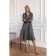 Women's dress, size 42, gray color 5583
