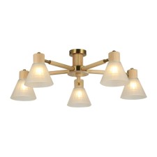 Ceiling chandelier Arte Lamp Meleph A4096PL-5BR, E27, 5x60 W, 80x80x25 cm, beige