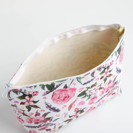 Cosmetic bag with lightning, white/multi -colored color-2