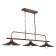 Suspended chandelier ST LUCE. SL265.403.03. Ssarno. 3x60 watts, E27, 85x33.5 cm, coffee color
