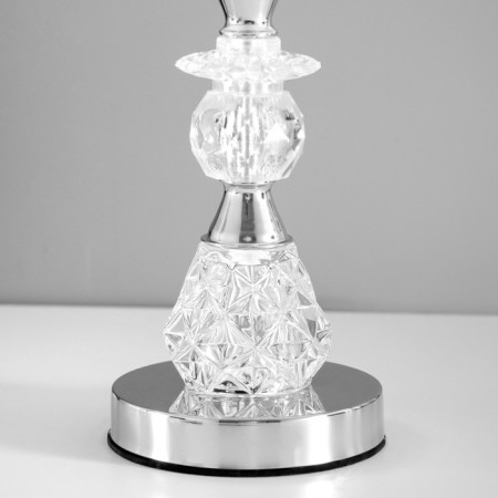 Board lamp "Latea" E27 40W Belo-chromium 25x24x41 cm-3