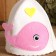 Bath cap with children's applique "Kitenok" felt