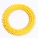 Toy "Ring with spikes No. 6", 15.5 cm, yellow