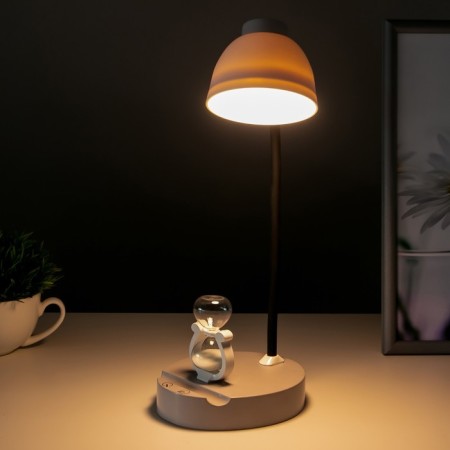 Sensory table lamp 16845/1wt LED 2W USB AKB White 11x13x34.5 cm Risalux-4