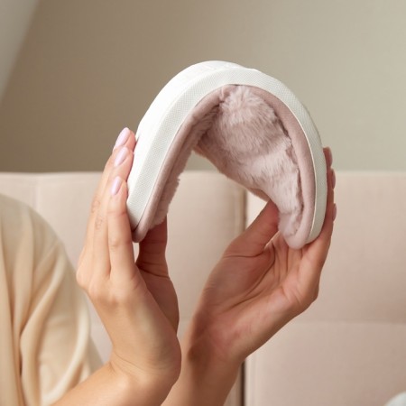 Women's slippers 40-41, pink color-8