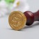 Printing for wax with a wooden handle "Made with Love" 9x2.5x2.5 cm