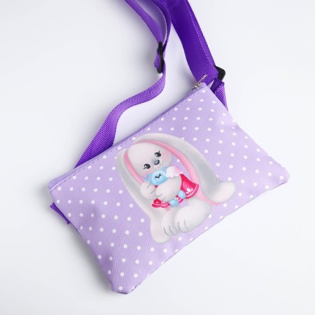 Gift set for the girl "Magic Rabbit", bag, sticker, questionnaire, bracelet-2