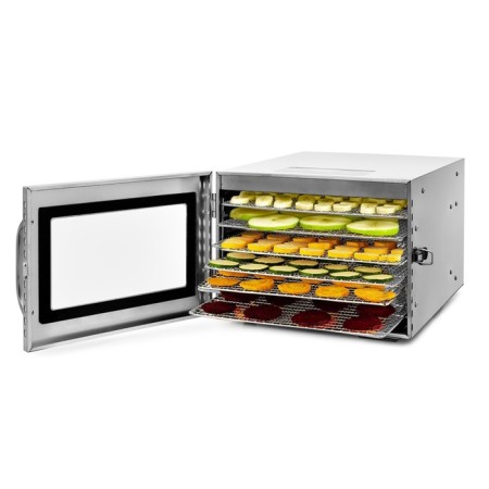 Drywall for vegetables and fruits KitFort KT-1917, 400 W, 6 tiers, silver-1