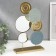 Souvenir Metal with a mirror "Circles" 36.5x22x8.3 cm