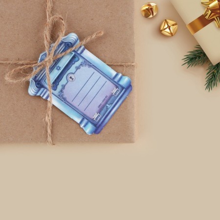 Schildik decorative for the gift "Postal Box", 5.6 x 7 cm, New Year-3