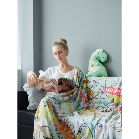 Decorative pillow Dinosaurs, size 29x40 cm-5