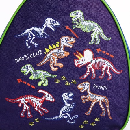 Baby backpack for the boy "Dinosaurians", 23 x 5 cm cm, lightning department, blue color-3