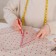 Fabric pencil, self -shaped, 3 pcs, white, red, blue color