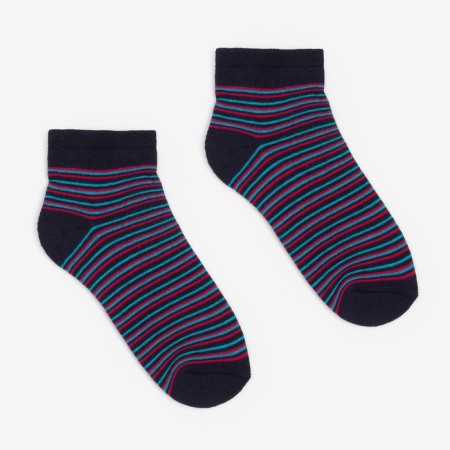 Women's terrible socks shortened, blue color, size 23-25-1
