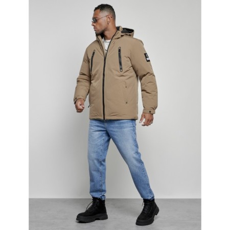 Sports male winter, size 56, beige color-1