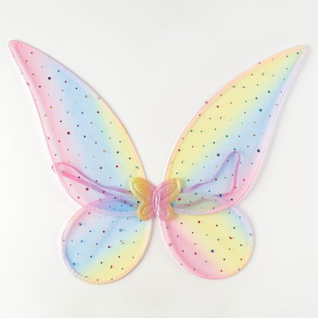 Carnival wings "butterfly", rainbow color