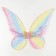Carnival wings "butterfly", rainbow color