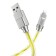Hoco U113, Lightning - USB, 2.4 A, 1 m, silicone braid, golden