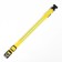 Collar with backlight double strip size S, Osh 35-43 x 2.5 cm, 3 glow modes yellow