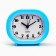 Clock - HELL WITHOULLE "Classic" on legs, discrete move, 10 x 8.5 cm, aaa, blue