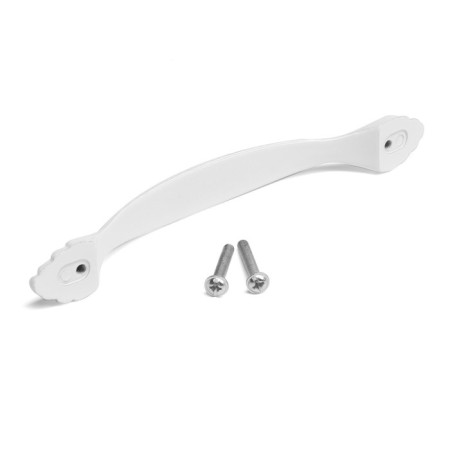 Classic handle, m/o 128 mm, white color-6