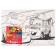 Picture on numbers for children "Lightning McQueen and master" 20x30 cm, cars